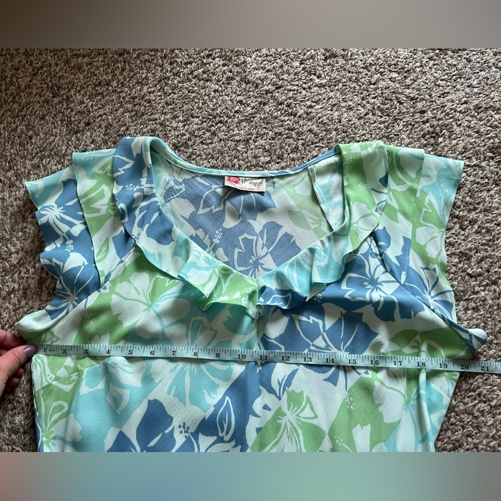 Vintage Hilo Hattie Floral Dress Large - Picture 12 of 15